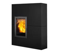 Poêle à granulés Edilkamin Blade 12++ Evo 12,1 kW Revêtement en acier noir