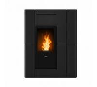 Poêle à granulés Edilkamin Blade H 19 Evo 19,2 kW Acier noir