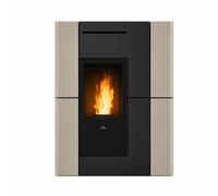 Poêle à granulés Edilkamin Blade H 19 Evo 19,2 kW Keramik Beige