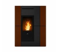 Poêle à granulés Edilkamin Blade H 19 Evo 19,2 kW Stahl Bronze