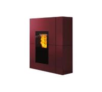 Poêle à granulés Edilkamin Blade H 23 Evo 22,8 kW Hydro Revêtement acier Bordeaux