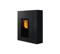 Poêle à granulés Edilkamin Blade H 23 Evo 22,8 kW Hydro Revêtement en acier noir
