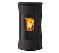 Poêle à granulés Edilkamin Cherie 9+ Evo Back 9 kW Revêtement céramique Gris foncé