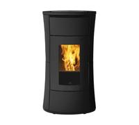 Poêle à granulés Edilkamin Cherie 9+ Evo Coax 9 kW Revêtement en acier gris