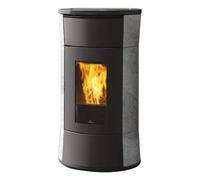 Poêle à granulés Edilkamin Cherie H 10 Evo 10,5 kW Hydro Revêtement en pierre naturelle