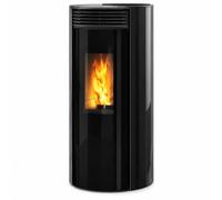 Poêle à granulés Edilkamin Libra 7 | 7,4 kW Verre noir