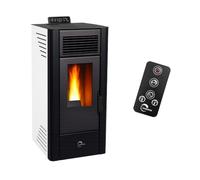 Poêle à granulés étanche Anita 11,6 kW Blanc Sannover