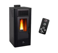 Poêle à granulés étanche Anita 11,6 kW Noir Sannover