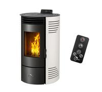 Poêle à granulés étanche Azora 11 6 kW Blanc Sannover