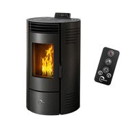 Poêle à granulés étanche Azora 11 6 kW Noir Sannover