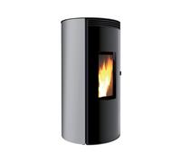 poêle à granulés étanche DEVILLE LORIA C077FT-09-HL8 gris