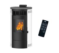 Poêle à granulés étanche Flavia 15 kW Blanc Sannover