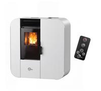 Poêle à granulés Etanche Slim Astral 13,8 kW Blanc Sannover