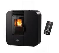 Poêle à granulés Etanche Slim Astral 13,8 kW Noir Sannover