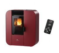 Poêle à granulés Etanche Slim Astral 9 4 kW Bordeaux Sannover