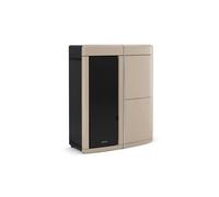 poêle à granulés extraflame 001281605 evelyne idro 2.0 taupe