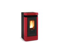 Poêle à granulés La Nordica Extraflame Lucia Plus 12 kW majolique bordeaux