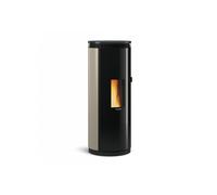 poêle à granulés extraflame 001285400 pamela steel taupe