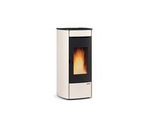 Poêle à granulés La Nordica Extraflame Marina Idro H13 | 17,5 kW Hydro Revêtement en acier ivoire