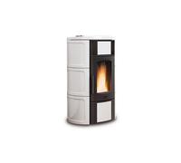 Poêle à granulés La Nordica Extraflame Iside Idro H15 | 18,1 kW Hydro Majolique blanc