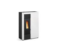 poêle à granulés extraflame 1282601 virna idro blanc
