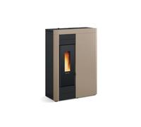 poêle à granulés extraflame 1282602 virna idro taupe