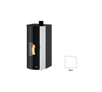 poêle à granulés godin lurus 2 493105 peint blanc 9 kw