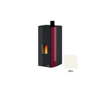 poêle à granulés godin trana 2 493106 blanc 6 kw