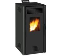 Poêle à granulés INVICTA Adrano - 7,3 kW - Rendement 88,7% - Noir