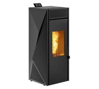 poêle à granulés invicta mira étanche 8 wifi p644714 noir