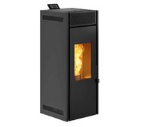 poêle à granulés invicta nola style étanche 8 wifi p644684 noir
