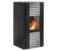 Poêle à granulés Justus Sirkos Aqua 2.0 | 9,4 kW Acier noir
