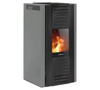 Poêle à granulés Justus Sirkos Aqua 2.0 | 9,4 kW Taupe