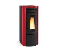 Poêle à granulés La Nordica Extraflame Costanza Idro 17 kW Hydro acier bordeaux