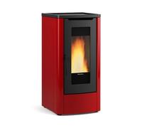 Poêle à granulés La Nordica Extraflame Dahiana Plus VFS 10 kW Revêtement acier Bordeaux