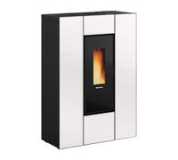 Poêle à granulés La Nordica Extraflame Marilena Plus Crystal 5.0.16 | 8 kW Revêtement en verre blanc