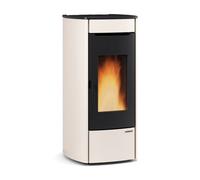 Poêle à granulés La Nordica Extraflame Marina Idro H13 | 17,5 kW Hydro Revêtement en acier ivoire