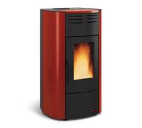 Poêle à granulés La Nordica Extraflame Raffaella Idro H15 5.0.16 | 19 kW Hydro Revêtement acier Bordeaux