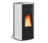 Poêle à granulés La Nordica Extraflame Raffaella Idro H15 5.0.16 | 19 kW Hydro Revêtement en acier blanc