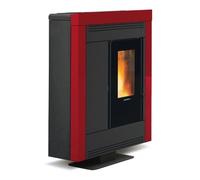 Poêle à granulés La Nordica Extraflame Souvenir Plus Steel 5.0 | 10 kW acier bordeaux