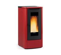Poêle à granulés La Nordica Extraflame Teorema Plus 5.0 | 12 kW acier bordeaux