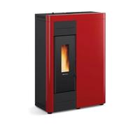 Poêle à granulés La Nordica Extraflame Virna Idro 14,5 kW Hydro acier bordeaux