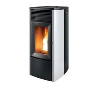 Poêle à granulés MCZ EGO Comfort Air 10 M3 10 kW acier blanc
