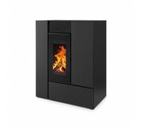 Poêle à granulés MCZ Feel Hydro Matic 24 M2 24,2 kW Hydro Verkleidung Crystal Dark Lines