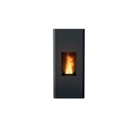 Poêle à granulés MCZ MAKO Comfort Air Matic 8 M1+ Core 8 kW acier noir