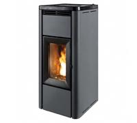 Poêle à granulés MCZ MIDA Air 6 S2 XUP! 5S 6,2 kW Silver metal