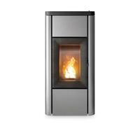 Poêle à granulés MCZ MIDA Air 8 S1 8,3 kW acier argent