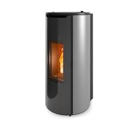 Poêle à granulés MCZ MINI Comfort Air 8 XUP! 8,1 kW Revêtement métal argent