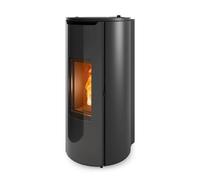 Poêle à granulés MCZ MINI Comfort Air 8 XUP! 8,1 kW Revêtement métal noir
