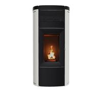 Poêle à granulés MCZ MUSA Hydromatic 18 M2+ 17,7 kW acier blanc